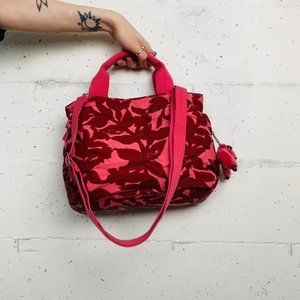 Kipling Vintage Pink Multi-Pocket Vacation Bag